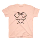 TONE GOODSのMONOCHROME RIBBON スタンダードTシャツ