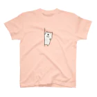 きなこしあんこののぞく猫 スタンダードTシャツ