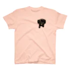 エレファント先生と虹色こどもたちのミックス犬のかわいいあずきちゃん Regular Fit T-Shirt