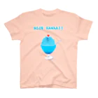 NIKORASU GOのかき氷デザイン「ブルー・ハワイ」 スタンダードTシャツ