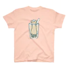 あずき缶のタピオカワウソミルクティー Regular Fit T-Shirt