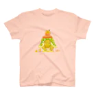 めろんぽっぷのお店だよのこたつカメのこたろー　緑 スタンダードTシャツ