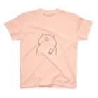 ゆるい動物のTシャツ屋さんのウォンバット スタンダードTシャツ