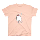 toripippi00の粗相した文鳥 スタンダードTシャツ