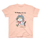 ほっかむねこ屋（アトリエほっかむ）のラグビーねこ（グレーキャップ） Regular Fit T-Shirt