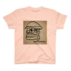 ハンバーガーショップ                           バーガーカフェホノホノのhonohonoくん 背景ブラウン Regular Fit T-Shirt