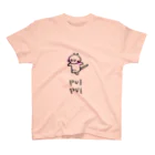 NEON.のぷいぷいどっか行っちゃうネコ　pink. Regular Fit T-Shirt