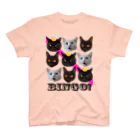 くろねこしろねこのねこビンゴ！ スタンダードTシャツ