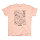 menemeneのAQUARIUM CIRCUS -black line- スタンダードTシャツ