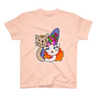 紫キャベツのネコの恋人たち スタンダードTシャツ