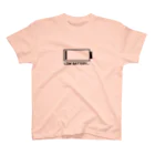 FounditのBattery of parent(black) スタンダードTシャツ