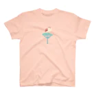 piro piro piccoloのノビタキのヒナ（color） スタンダードTシャツ