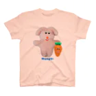 むにゅのにんプク持ったたれみみちゃん スタンダードTシャツ