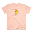 インコグッズのお店　ラブバード亭のコザクラインコ（ダンシング） スタンダードTシャツ