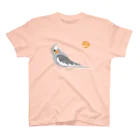 LittleLoroのオカメインコ ひな スケッチ 中雛 ほぺちゃん 0456 スタンダードTシャツ