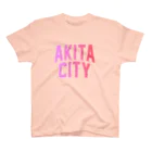 JIMOTO Wear Local Japanの秋田市 AKITA CITY スタンダードTシャツ