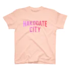 JIMOTO Wear Local Japanの函館市 HAKODATE CITY スタンダードTシャツ