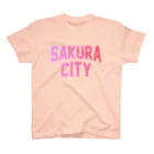 JIMOTO Wear Local Japanの佐倉市 SAKURA CITY スタンダードTシャツ