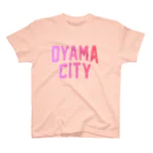 JIMOTO Wear Local Japanの小山市 OYAMA CITY スタンダードTシャツ