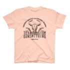 TEXAS CUSTOM GUNSMITHINGのTEXAS CUSTOM GUNSMITHING BULL SKULL_No.4 Regular Fit T-Shirt