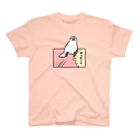 たかはらのコマから飛び出す白文鳥 Regular Fit T-Shirt