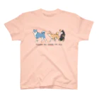 SHOP-RINGTAILの隣の柴は青い スタンダードTシャツ