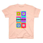 STICKTOBELIEFのcolor square スタンダードTシャツ