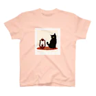 WAMI ARTのランタン猫 スタンダードTシャツ