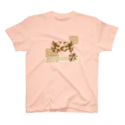 海賊猫 cocoのパリ 『お針子のパリ小物』 レースと小鳥 百合の紋章 Regular Fit T-Shirt