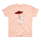 松や SUZURI店の番傘うさぎ スタンダードTシャツ