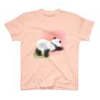 ぱすてらむぎこのパンダちゃんのおしり スタンダードTシャツ