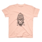 CREAMY YODAのソフトクリームモノクロネコ Regular Fit T-Shirt