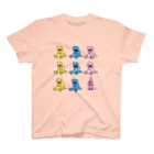 プレゼントわたあめにんぎょうの『ぴゅって』のぴゅってがいっぱい スタンダードTシャツ