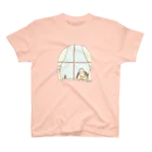 めろんぽっぷのお店だよのかめさんの窓辺 スタンダードTシャツ