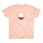 たかはらのラーメン鉢で風呂る文鳥 Regular Fit T-Shirt