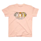 むちむちしっぽの【学名あり】手繋ぎヒョウモントカゲモドキ スタンダードTシャツ