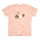 DECORのラブリーなにゃんこ　いちごver. スタンダードTシャツ