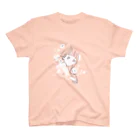 SANTABUNNY SUZURI SHOPのcotton girl Regular Fit T-Shirt