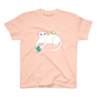 inocoの猫と小鳥 スタンダードTシャツ