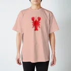 いきものだものの真っ赤なロブスターくん Regular Fit T-Shirt