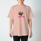 Lab Lab Lab ♡きゅん♡なラブラドールのフラワーラブリー♡チョコラブ スタンダードTシャツ