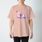 つのののボート、おかあさんと（ピンク） スタンダードTシャツ