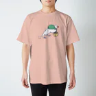 ふろしき文鳥のお店のお買い物にむかうふろしき文鳥 Regular Fit T-Shirt