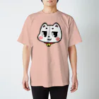 ヒトコト屋の見つめるニャンコ スタンダードTシャツ