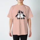 penguininkoの仲良く鳴き交わす🐧🐧 スタンダードTシャツ