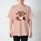 RISUTANのハッピーバレンタイン！スキのチョコをプレゼントするりすたん Regular Fit T-Shirt