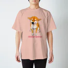 Atelier-Queueの笑う柴犬 スタンダードTシャツ