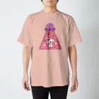 レタ(LETA)のぽっぷらうさぎ(未知との遭遇) スタンダードTシャツ