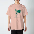 ERIKA RELAXのポールダンスリラ子ちゃん（緑） Regular Fit T-Shirt