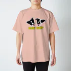 いっちゃんの落書きのバウワウ！しろくろだぞ【うちの犬】 スタンダードTシャツ